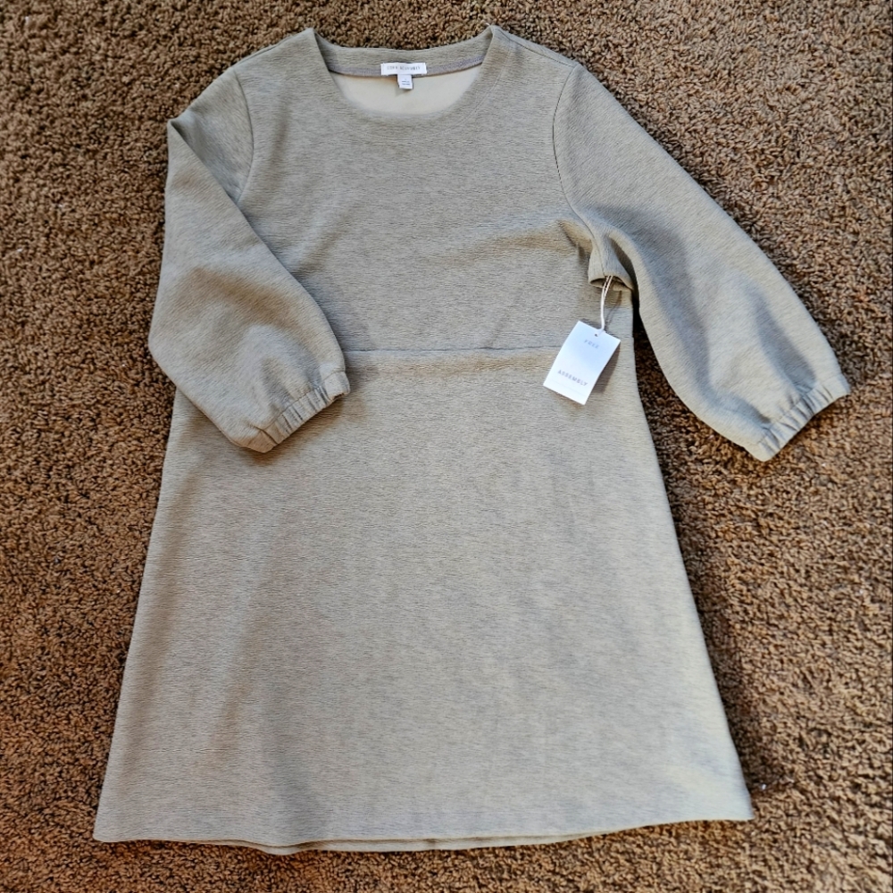Free Assembly Sage Green Above Knee Dress